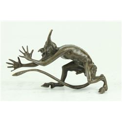 decorative bronze sculpture on marble base