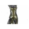 Image 5 : solid  bronze sculpture on marble base