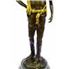 Image 2 : signed bronze figurine on marble base