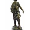 Image 2 : solid  bronze figurine on marble base