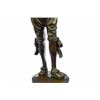Image 2 : 100% solid bronze figurine on marble base