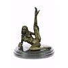 Image 2 : signed bronze sculpture on marble base