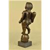 Image 2 : 100% solid bronze sculpture on marble base