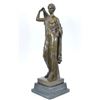 Image 2 : solid  bronze sculpture on marble base