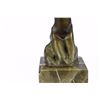 Image 2 : Nude Female Bronze Sculpture on marble base (10"X3")