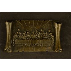 Last Supper A Tribute To Leonardo Da Vinci Bronze Sculpture (5"X8")