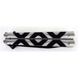 Stainless steel blade folding pocket knife
