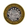 Image 1 : .999 Silver Harrah's Lake Tahoe, Nevada $10 Casino Gaming Token Limited Edition