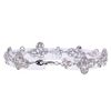 Image 2 : 14KT White Gold Butterfly Link 0.43ctw Diamond Bracelet