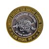 Image 1 : .999 Silver Treasure Island Las Vegas $10 Casino Gaming Token Limited Edition