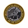 Image 2 : .999 Silver Treasure Island Las Vegas $10 Casino Gaming Token Limited Edition