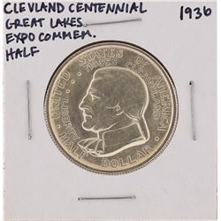 1936 Cleveland Centennial Great Lakes Exposition Commemorative Half Dollar Coin