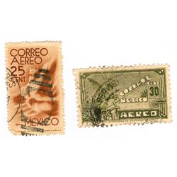 Mexico Postage Stamps Lot of 2