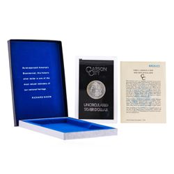 1883-CC $1 Morgan Silver Dollar Coin GSA Holder w/Box and COA