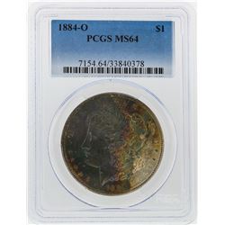 1884-O $1 Morgan Silver Dollar PCGS Graded MS64