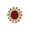 Image 2 : 14KT Yellow Gold 10.05ctw Ruby and Diamond Ring