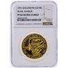 Image 1 : 1991 $100 Solomons Pearl Harbor Gold Coin NGC PF69 Ultra Cameo