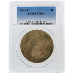 1904-O $1 Morgan Silver Dollar PCGS Graded MS64