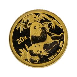 2007 1/20 oz China Panda Gold Coin