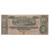 Image 1 : 1864 $10 The Confederate States of America Note