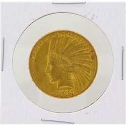 1914-S $10 Indian Head Eagle Gold Coin AU