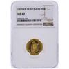 Image 1 : 1895KB 20 Korona Gold Coin NGC Graded MS62