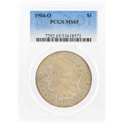 1904-O $1 Morgan Silver Dollar PCGS Graded MS65