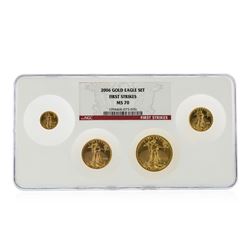 2006 American Eagle Gold Coin First Strike NGC Graded MS70 Set