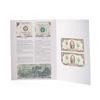 Image 1 : Uncut Sheet of (2) 2003 $2 Federal Reserve Notes