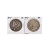 Image 1 : Set of 1891-CC & 1892-CC $1 Morgan Silver Dollar Coins