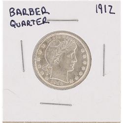 1912 Barber Silver Quarter BU