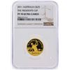 Image 1 : 2011 $25 Australia The Presidents Cup Gold Coin NGC PF70 Ultra Cameo