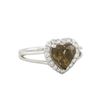 Image 1 : Platinum 2.01ct Natural Fancy Color Diamond Ring