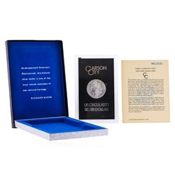 1884-CC $1 Morgan Silver Dollar Coin GSA Holder w/Box and COA