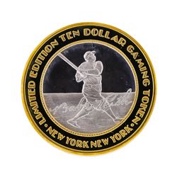 .999 Silver New York-New York Las Vegas $10 Casino Gaming Token Limited Edition