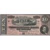 Image 1 : 1864 $10 The Confederate States of America Note