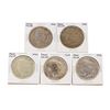 Image 1 : Set of 1922-1926 $1 Peace Silver Dollar Coins