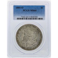 1885-O $1 Morgan Silver Dollar PCGS Graded MS64