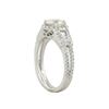 Image 3 : 14KT White Gold 1.65ctw Round Brilliant Cut Diamond Engagement Ring
