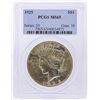 Image 1 : 1925 $1 Peace Silver Dollar Coin PCGS MS65