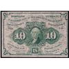 Image 1 : 1862 10 Cent 1st Issue Fractional Note