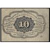 Image 2 : 1862 10 Cent 1st Issue Fractional Note