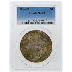 1884-O $1 Morgan Silver Dollar PCGS Graded MS64