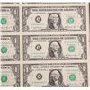 Image 2 : Rare 1981 $1 Uncut Sheet with Mismatch Serial Error