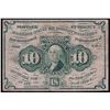 Image 1 : 1862 10 Cent 1st Issue Fractional Note