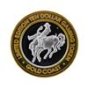 Image 2 : .999 Silver Gold Coast Las Vegas $10 Casino Gaming Token Limited Edition