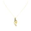 Image 2 : 14KT Yellow Gold 1.00ctw Diamond Pendant with Chain