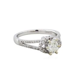 14KT White Gold 0.85ctw Cushion Cut Diamond Engagement Ring