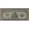 Image 1 : 1899 $5 Indian Chief Silver Certificate Bank Note