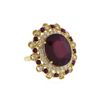 Image 1 : 14KT Yellow Gold 20.56ctw Ruby and Diamond Ring